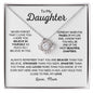 To My Daughter, From Mum-"Beautiful Chapters" Love Knot Necklace