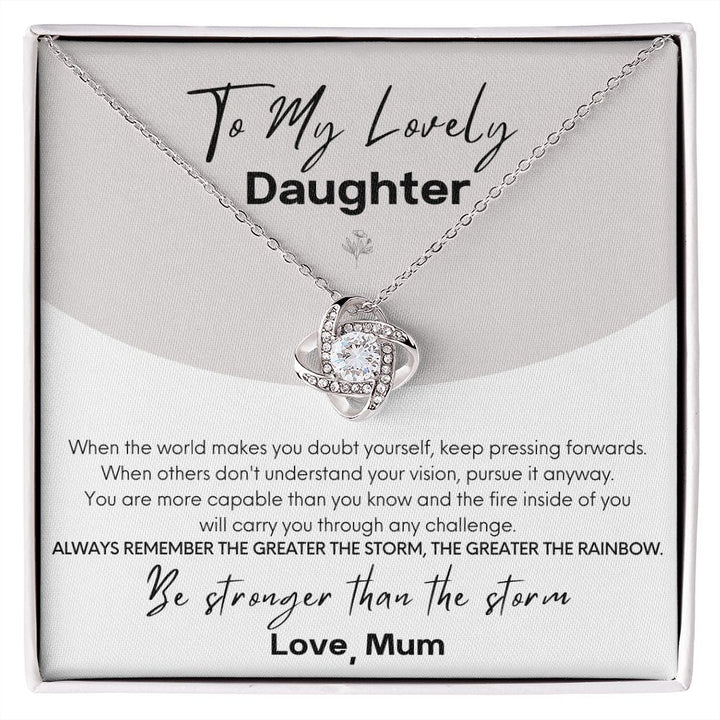 To my Daughter, Love Mum, Gift For Daughter, Pendant Necklace Gift | eBay
