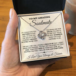 To My Soulmate-"Piece of Me" Love Necklace
