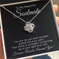 To My Beautiful Soulmate-"You Are My Sun" Love Knot Necklace