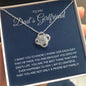 To My Dad's Girlfriend-"I Thank God For You" Love Knot Necklace