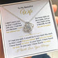 To My Wife-"I Found My Mate" Love Knot Necklace