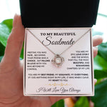 To My Soulmate-"Fate in Love" Love Necklace