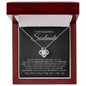 To My Soulmate-"My Promise To You" Love Knot Necklace