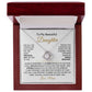 To My Daughter-"Precious Gift" Love Knot Necklace