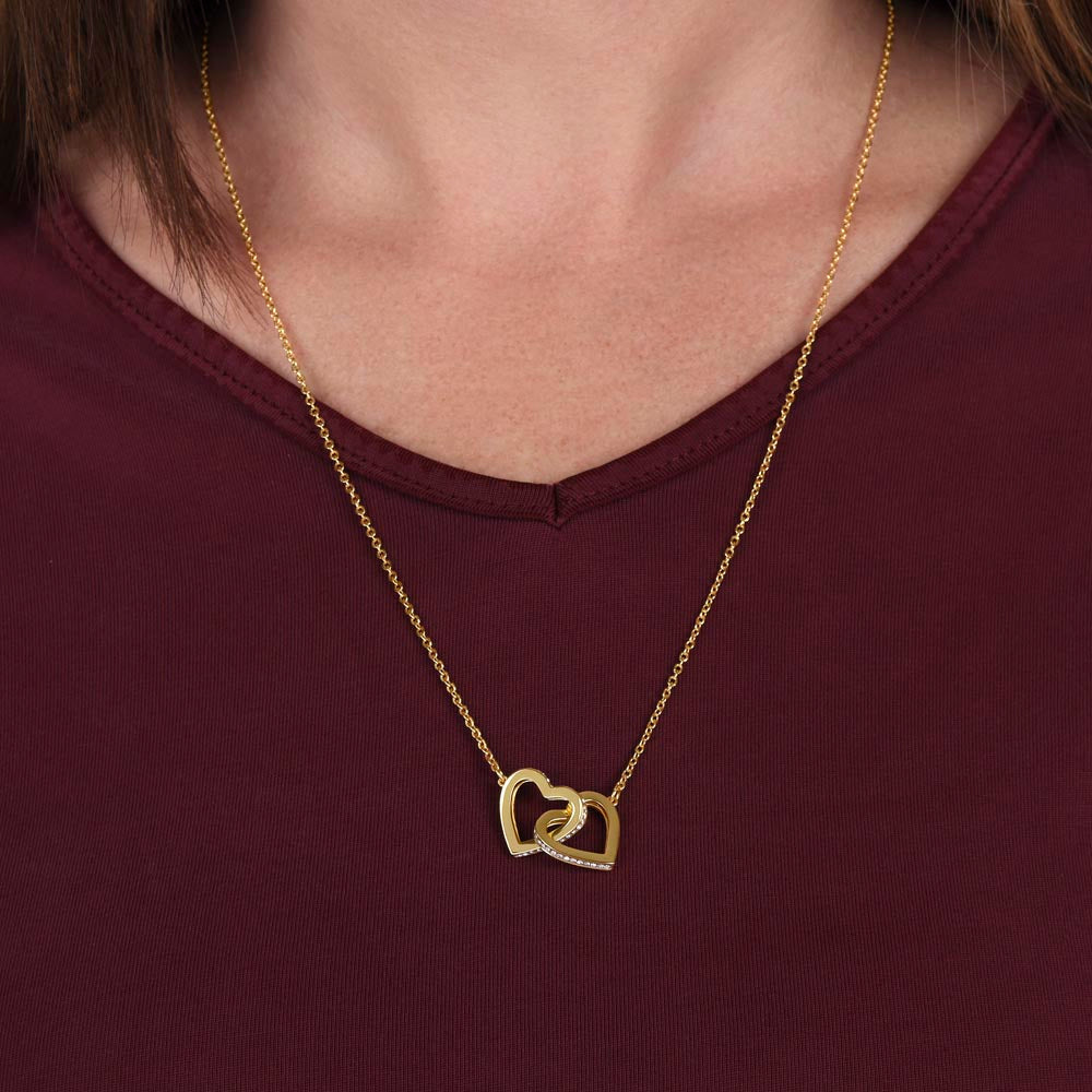 To My Amazing Great Grandma-"You Are Incredible" Hearts Necklace