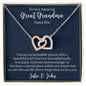 To My Amazing Great Grandma-"Beautiful Soul" Hearts Necklace