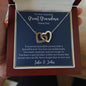 To My Amazing Great Grandma-"Beautiful Soul" Hearts Necklace