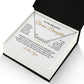 To My Bonus Daughter-"In My Heart" Personalized Name Necklace
