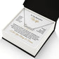 To My Wife-"Can't Live Without You" Personalized Name Necklace