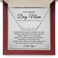 To My Dog Mom-"My Promise" Personalized Name Necklace