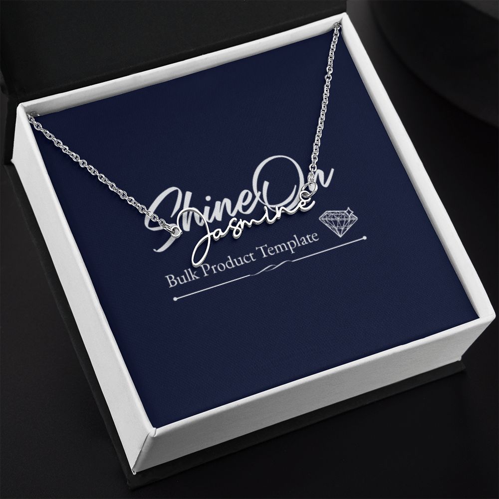 Signature Name Necklace