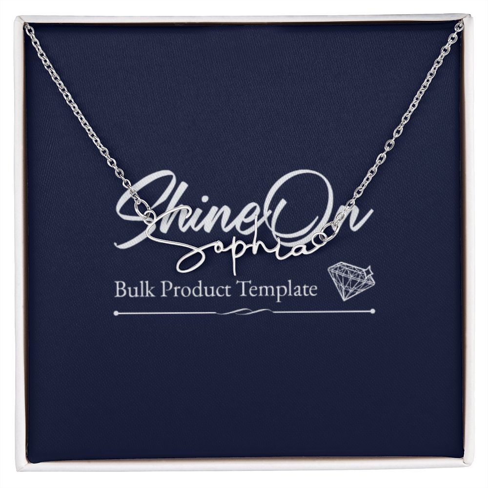 Signature Name Necklace