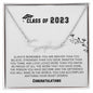 Class of 2023-"Always Remember" Signature Name Necklace