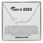 Class of 2023-"You Are Brave" Signature Name Necklace