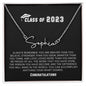 Class of 2023-"Congratulations" Signature Name Necklace
