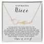 To My Niece-"Class of 2023" Signature Name Necklace
