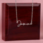 Class of 2023-"Congratulations" Signature Name Necklace