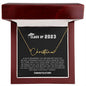 Class of 2023-"Congratulations" Signature Name Necklace