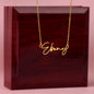Class of 2023-"My Beautiful Niece" Signature Name Necklace