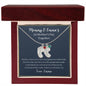 Mommy and Baby's First Mother's Day Together-Baby Feet Necklace