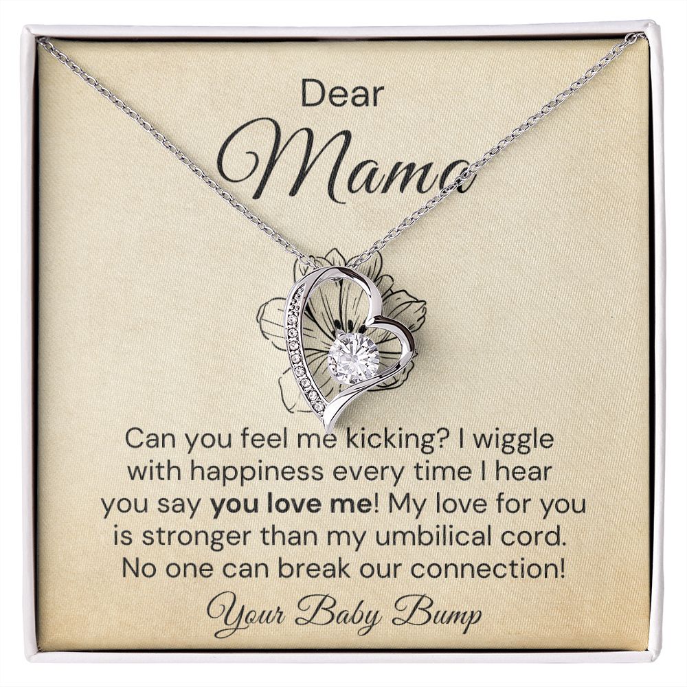 Dear Mama-"I Love Our Connection" Forever Love Necklace