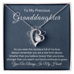 To My Precious Granddaughter-"Our Growing Bond" Forever Necklace