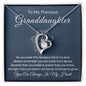 To My Precious Granddaughter-"Our Growing Bond" Forever Necklace
