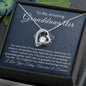 To My Amazing Granddaughter-"Always Remember" Forever Love Necklace