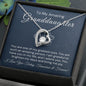 To My Amazing Granddaughter-"My Greatest Joy" Forever Love Necklace