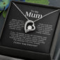 To My Mum-"Your Lessons" Forever Love Necklace