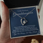 To My Precious Granddaughter-"Your Love Shines" Forever Necklace