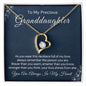 To My Precious Granddaughter-"Your Love Shines" Forever Necklace
