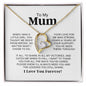 To An Amazing Mum to Be-"Buckle Up" Forever Love Necklace