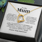 To My Mum-"Your Support" Forever Love Necklace