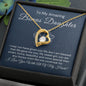 To My Bonus Daughter-"You Are My Blessing" Forever Love Necklace