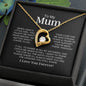 To My Mum-"Your Lessons" Forever Love Necklace