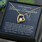 To My Bonus Daughter-"My Prayer For You" Forever Love Necklace