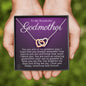 To My Beautiful Godmother-"Greatest Joy" Hearts Necklace