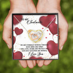 To My Soulmate-Eternally Bonded, Interlocking Hearts