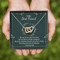 To My Best Friend-"Best Friends by Choice" Hearts Necklace