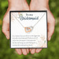 Lucky to Have You as My Bridesmaid-Two Heart Necklace