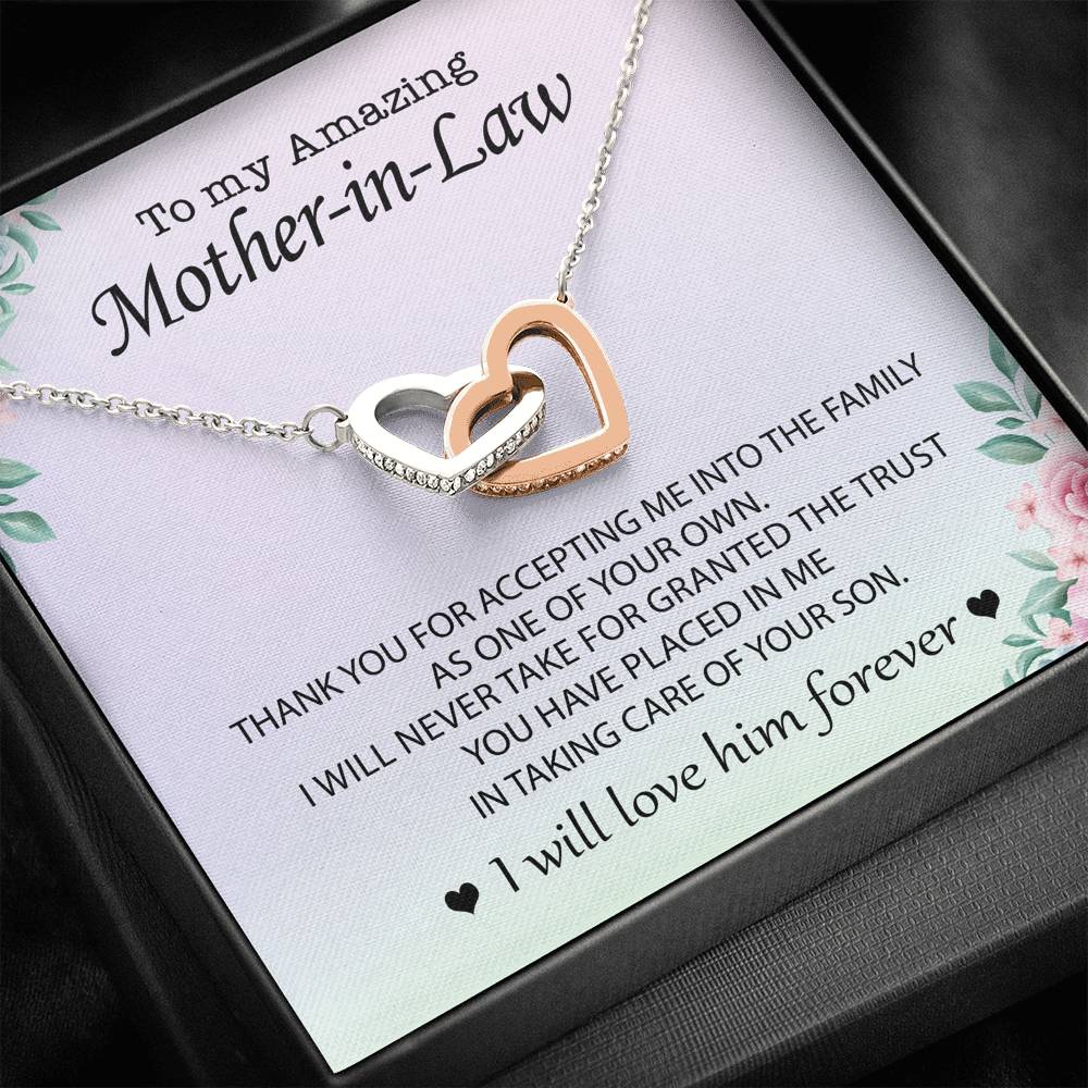 To My Mother-in-Law-"Thank You for Your Trust" Necklace