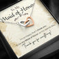 To My Maid of Honor-"I Chose You" Hearts Necklace