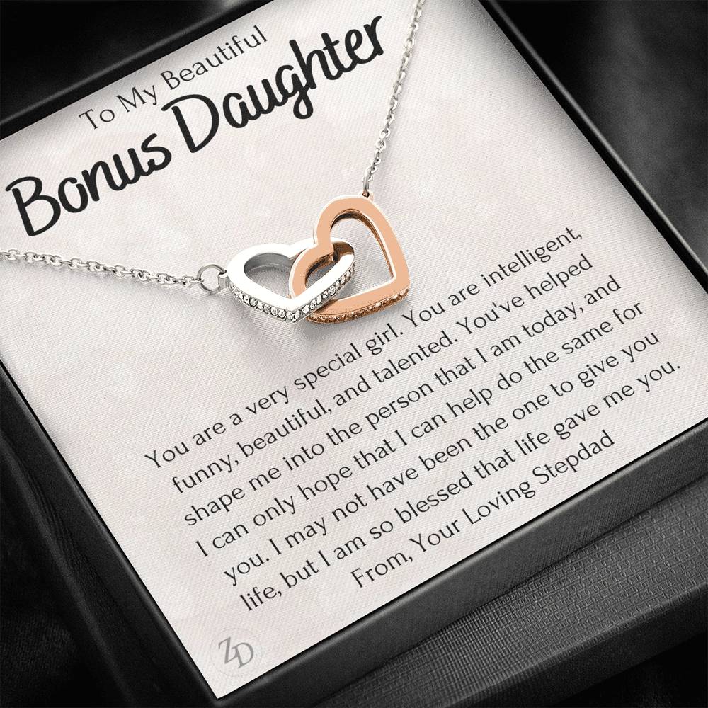 To My Bonus Daughter-"You Are Special" Necklace