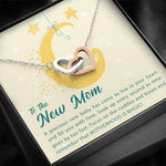To The New Mom-"Your Precious Baby" Hearts Necklace