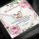 Memories with my Bridesmaid-Hearts Necklace