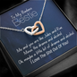 To My Bestie-"We're Like Jules and Rue" Hearts Necklace