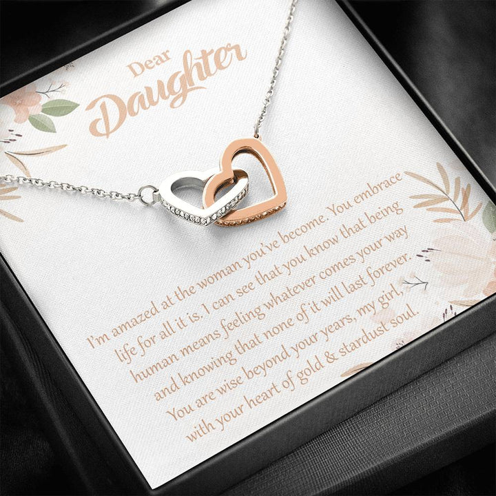Dear Daughter Heart of Gold Hearts Necklace Zaya Designs