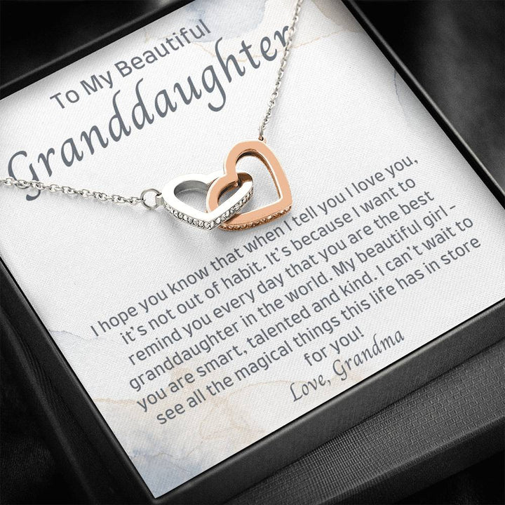 To my beautiful girl necklace on sale